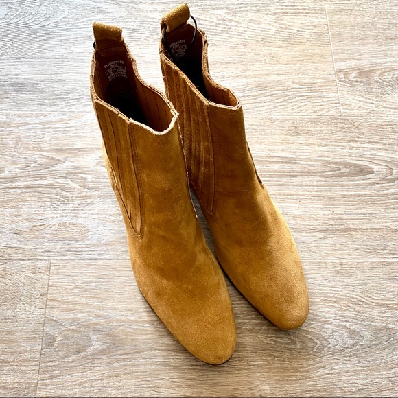 Zara Mid-Height Leather ankle boots size 7.5 - Picture 12 of 13